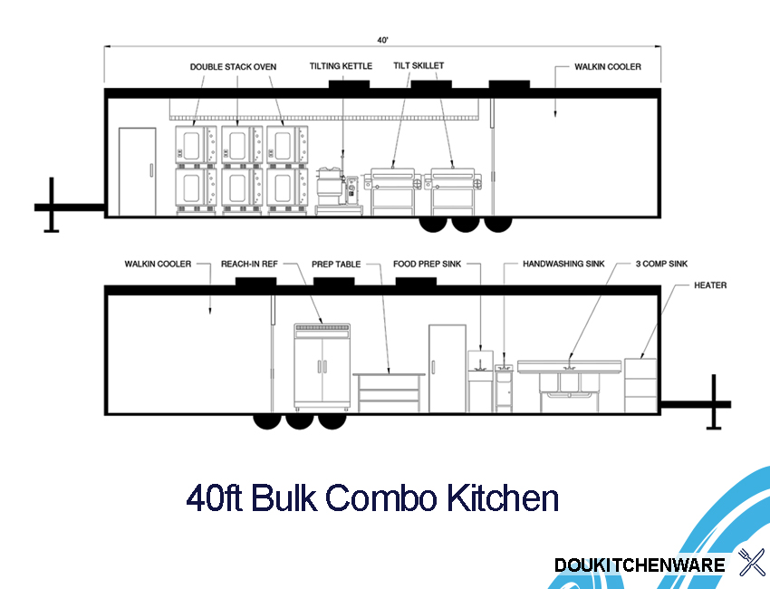 40ft Bulk Combo Kitchen 2