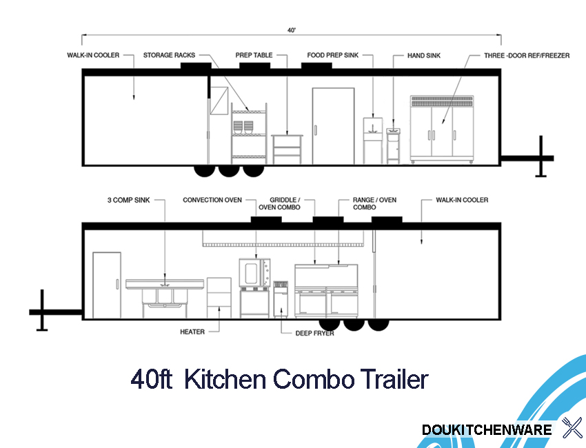 40ft Combo Kitchen 1